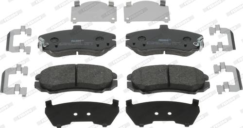 Ferodo FDB4303 - Тормозные колодки, дисковые, комплект autospares.lv