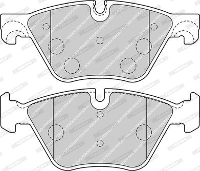 Ferodo FDB4380-D - Тормозные колодки, дисковые, комплект autospares.lv