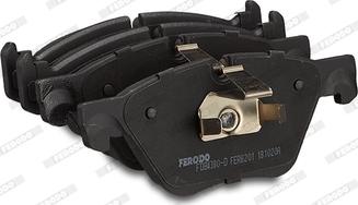 Ferodo FDB4380-D - Тормозные колодки, дисковые, комплект autospares.lv