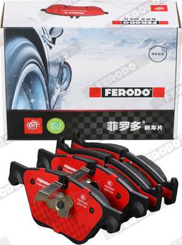 Ferodo FDB4380-S - Тормозные колодки, дисковые, комплект autospares.lv