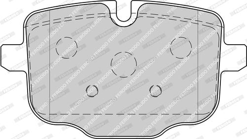 Ferodo FDB4381-D - Тормозные колодки, дисковые, комплект autospares.lv