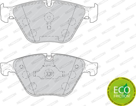 Ferodo FDB4382 - Тормозные колодки, дисковые, комплект autospares.lv