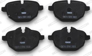 Ferodo FDB4376-D - Тормозные колодки, дисковые, комплект autospares.lv