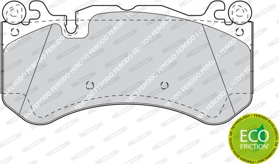 Ferodo FDB4373 - Тормозные колодки, дисковые, комплект autospares.lv