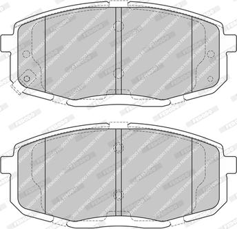 Ferodo FDB4242-D - Тормозные колодки, дисковые, комплект autospares.lv