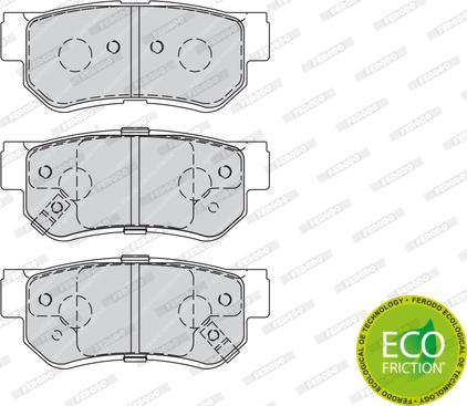 Ferodo FDB4247 - Тормозные колодки, дисковые, комплект autospares.lv