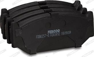 Ferodo FDB4257-D - Тормозные колодки, дисковые, комплект autospares.lv