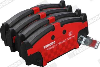 Ferodo FDB4257-S - Тормозные колодки, дисковые, комплект autospares.lv