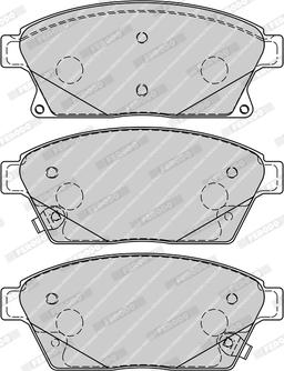 Ferodo FDB4264-D - Тормозные колодки, дисковые, комплект autospares.lv