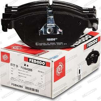 Ferodo FDB4285 - Тормозные колодки, дисковые, комплект autospares.lv