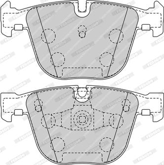 Ferodo FDB4286-D - Тормозные колодки, дисковые, комплект autospares.lv