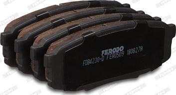 Ferodo FDB4230-D - Тормозные колодки, дисковые, комплект autospares.lv