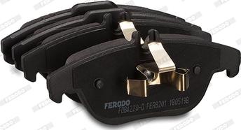 Ferodo FDB4220-D - Тормозные колодки, дисковые, комплект autospares.lv