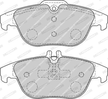 Ferodo FDB4220-D - Тормозные колодки, дисковые, комплект autospares.lv