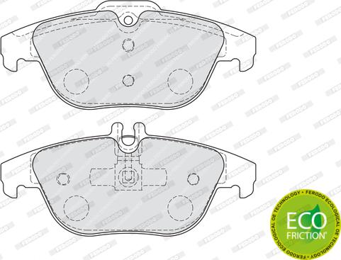 Ferodo FDB4220 - Тормозные колодки, дисковые, комплект autospares.lv