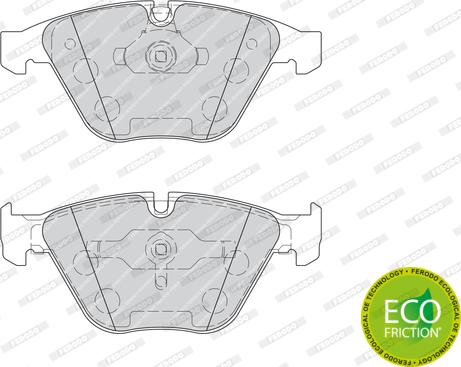 Ferodo FDB4221 - Тормозные колодки, дисковые, комплект autospares.lv