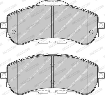 Ferodo FDB4764-D - Тормозные колодки, дисковые, комплект autospares.lv