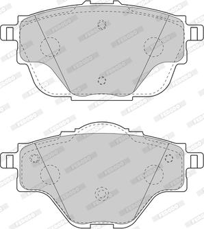 Ferodo FDB4766 - Тормозные колодки, дисковые, комплект autospares.lv