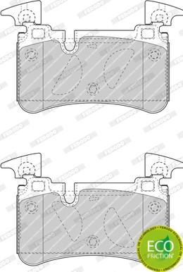 Ferodo FDB4714 - Тормозные колодки, дисковые, комплект autospares.lv