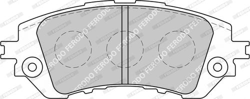 Ferodo FDB4710-D - Тормозные колодки, дисковые, комплект autospares.lv