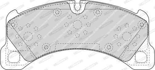 Ferodo FDB4717 - Тормозные колодки, дисковые, комплект autospares.lv