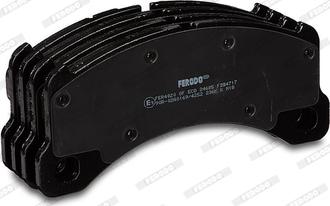 Ferodo FDB4717 - Тормозные колодки, дисковые, комплект autospares.lv