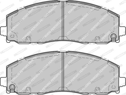 Ferodo FDB4785-D - Тормозные колодки, дисковые, комплект autospares.lv