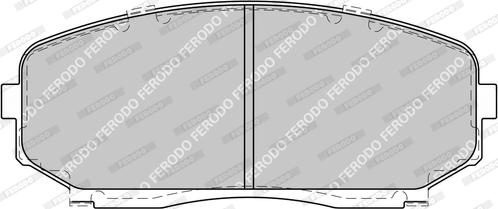 Ferodo FDB4731-D - Тормозные колодки, дисковые, комплект autospares.lv