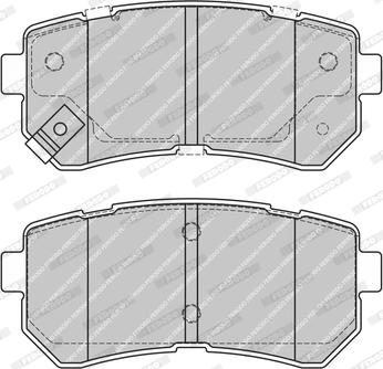 Ferodo FDB4771-D - Тормозные колодки, дисковые, комплект autospares.lv