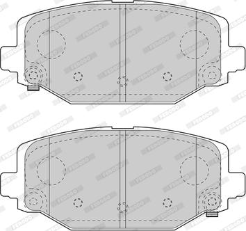 Ferodo FDB4778-D - Тормозные колодки, дисковые, комплект autospares.lv