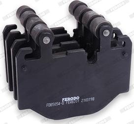 Ferodo FDB5054-D - Тормозные колодки, дисковые, комплект autospares.lv