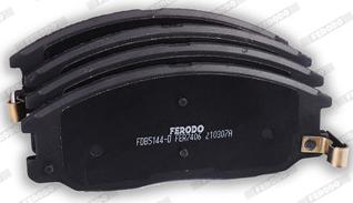 Ferodo FDB5144-D - Тормозные колодки, дисковые, комплект autospares.lv