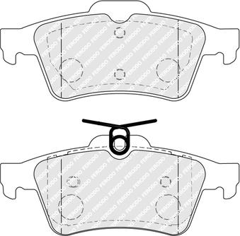 Ferodo FDB5388 - Тормозные колодки, дисковые, комплект autospares.lv