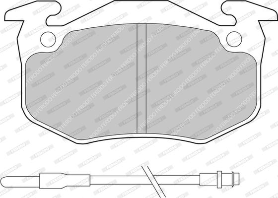 Ferodo FDB537 - Тормозные колодки, дисковые, комплект autospares.lv