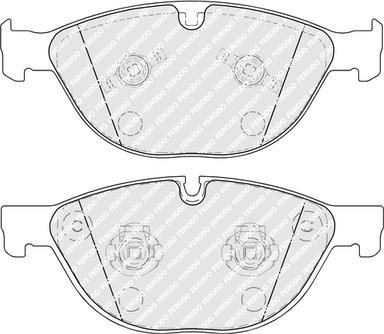 Ferodo FDB5270 - Тормозные колодки, дисковые, комплект autospares.lv