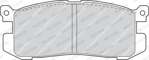 Ferodo FDB630 - Тормозные колодки, дисковые, комплект autospares.lv