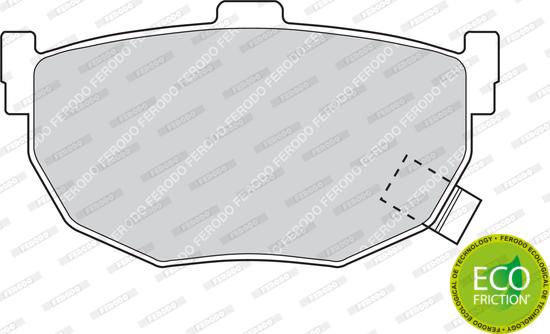 Ferodo FDB638 - Тормозные колодки, дисковые, комплект autospares.lv