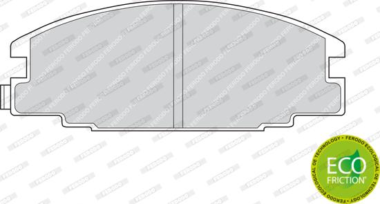 Ferodo FDB678 - Тормозные колодки, дисковые, комплект autospares.lv