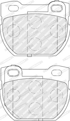 Ferodo FDB1994 - Тормозные колодки, дисковые, комплект autospares.lv