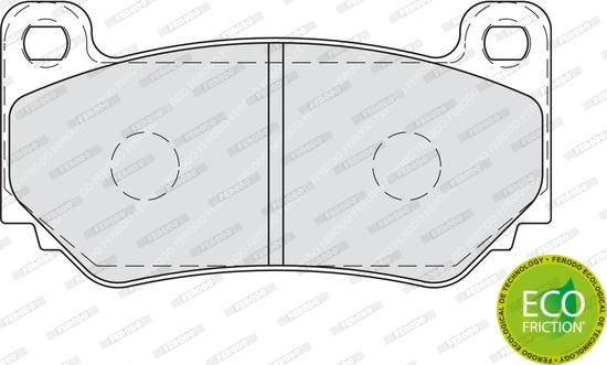 Ferodo FDB1995 - Тормозные колодки, дисковые, комплект autospares.lv