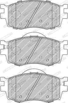 Ferodo FDB1955-D - Тормозные колодки, дисковые, комплект autospares.lv