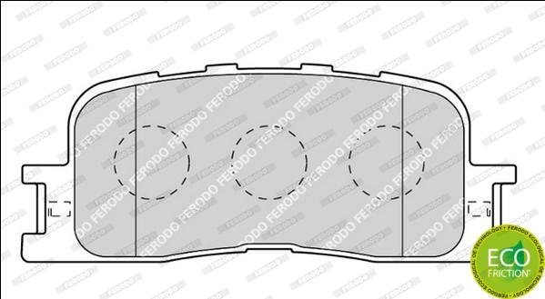 Ferodo FDB1909 - Тормозные колодки, дисковые, комплект autospares.lv