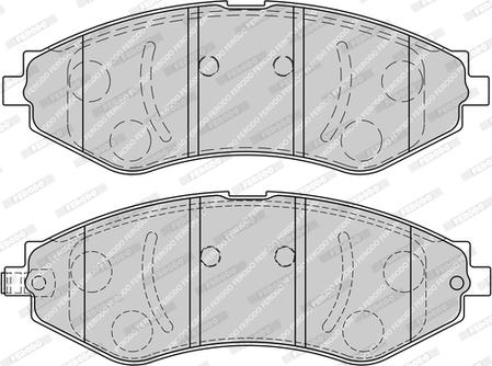 Ferodo FDB1905-D - Тормозные колодки, дисковые, комплект autospares.lv