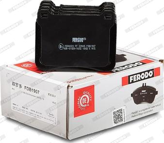 Ferodo FDB1907 - Тормозные колодки, дисковые, комплект autospares.lv