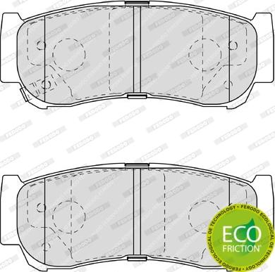 Ferodo FDB1910 - Тормозные колодки, дисковые, комплект autospares.lv