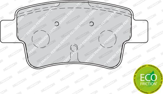 Ferodo FDB1922 - Тормозные колодки, дисковые, комплект autospares.lv