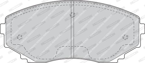 Ferodo FDB1445 - Тормозные колодки, дисковые, комплект autospares.lv