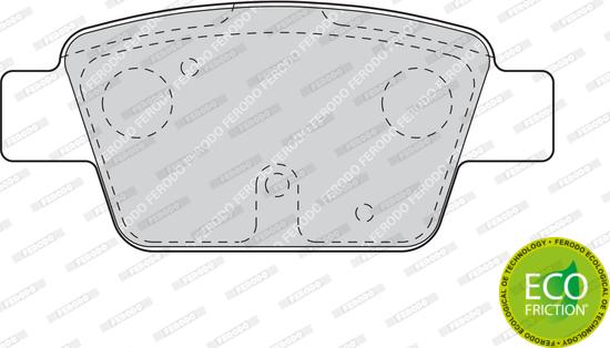 Ferodo FDB1469 - Тормозные колодки, дисковые, комплект autospares.lv