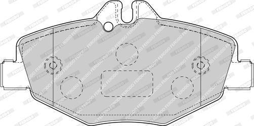 Mercedes-Benz A003 420 99 20 S1 - Тормозные колодки, дисковые, комплект autospares.lv