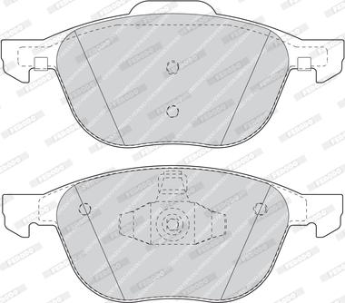 Ferodo FDB1594W - Тормозные колодки, дисковые, комплект autospares.lv